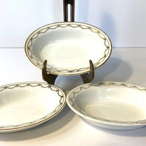 Antique 1916 Homer Laughlin Empress Shape Gold Swag and Trim 5.5" Fruit Plate